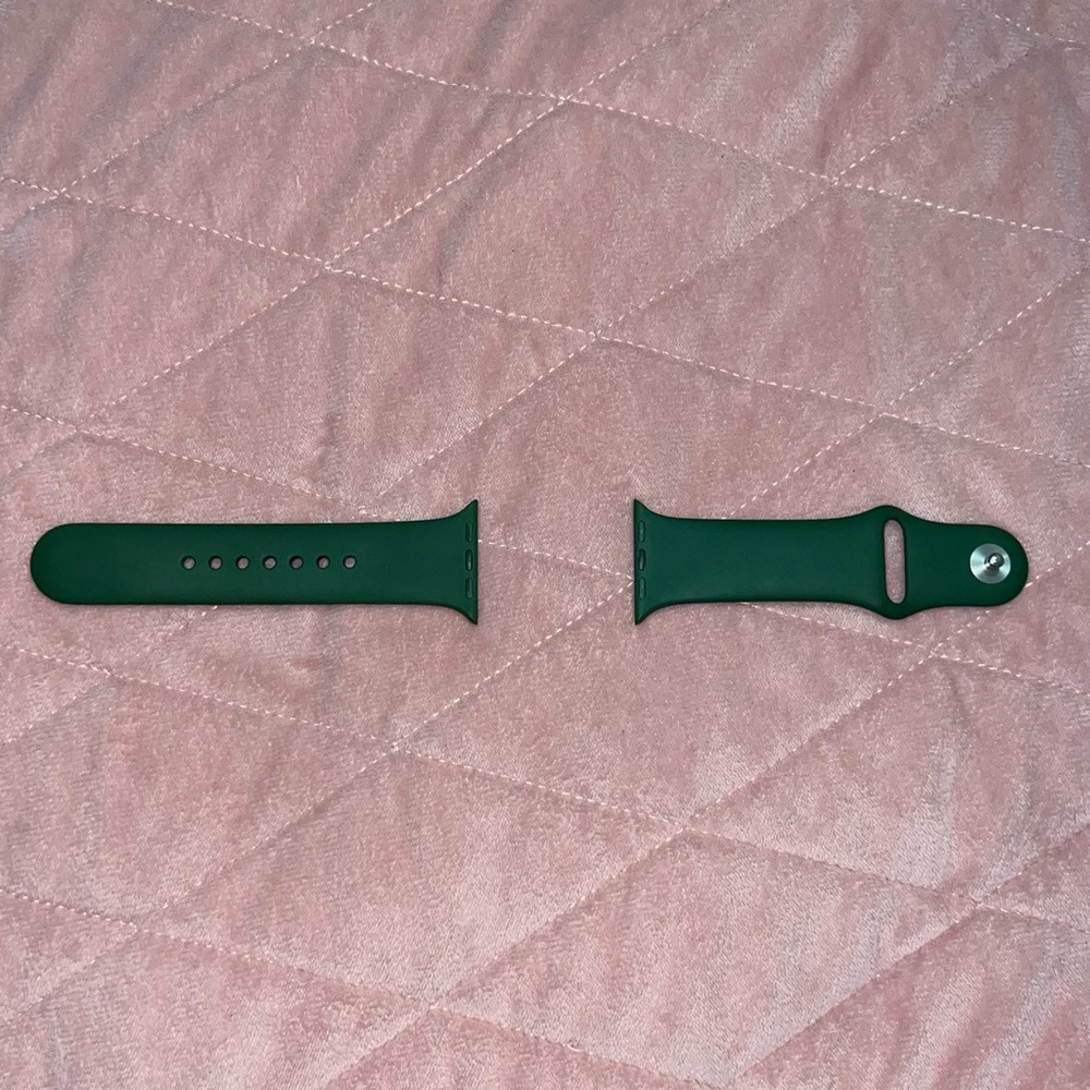 Green Silicone Apple Watch Band Unisex Replacement Band Accessory Sporty New